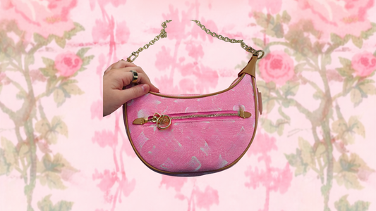 Pink Denim Ella bag