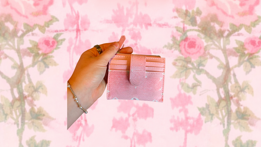 Pink Harley cardholder