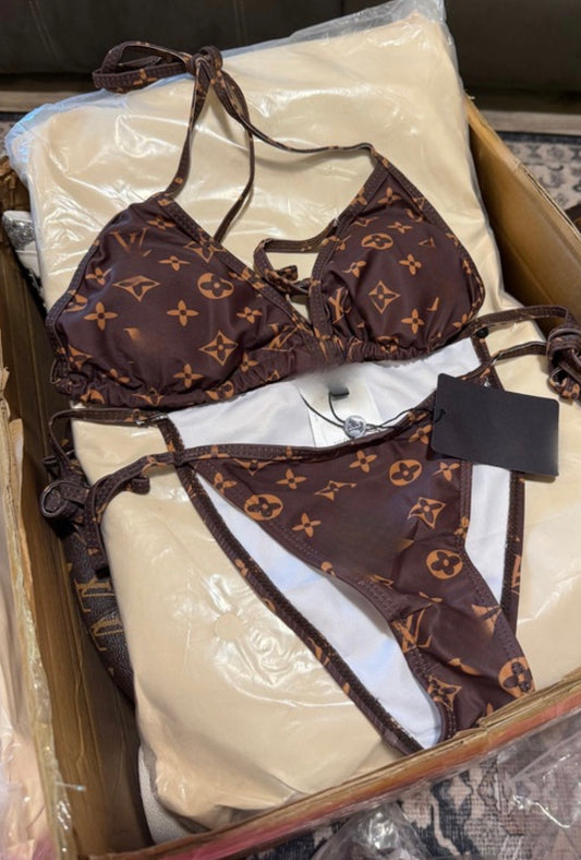 Macie monogram swim suit