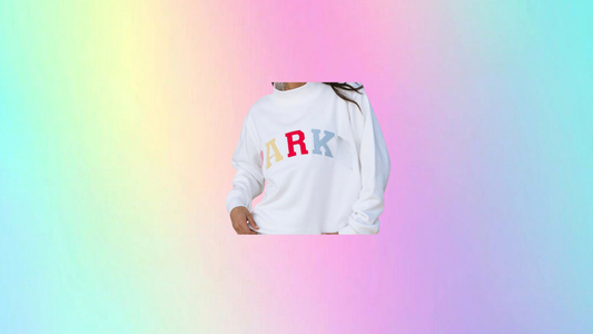 Confetti mock neck