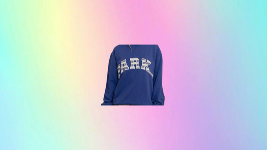 Stripped mockneck