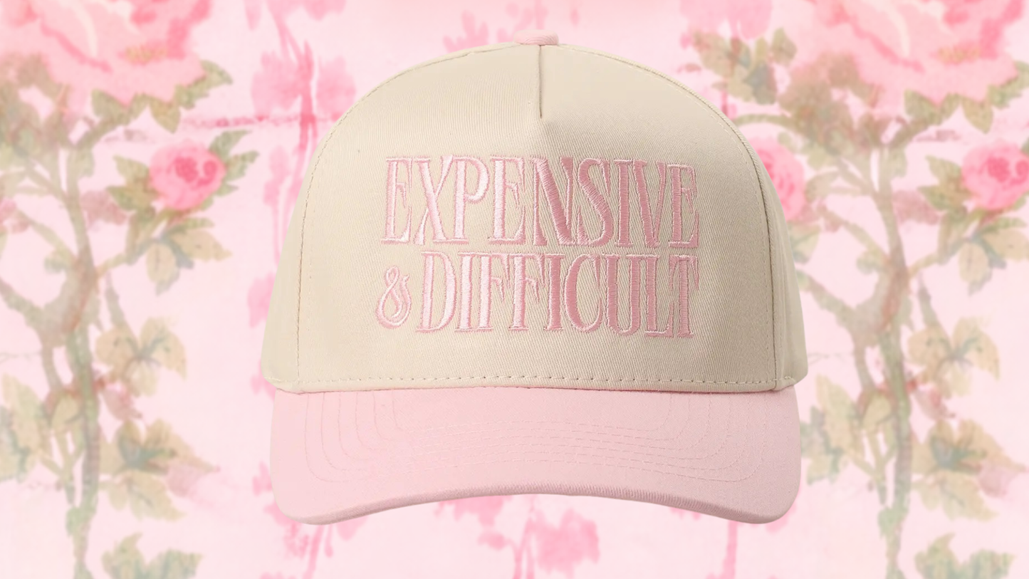 Expensive & Difficult trucker hat